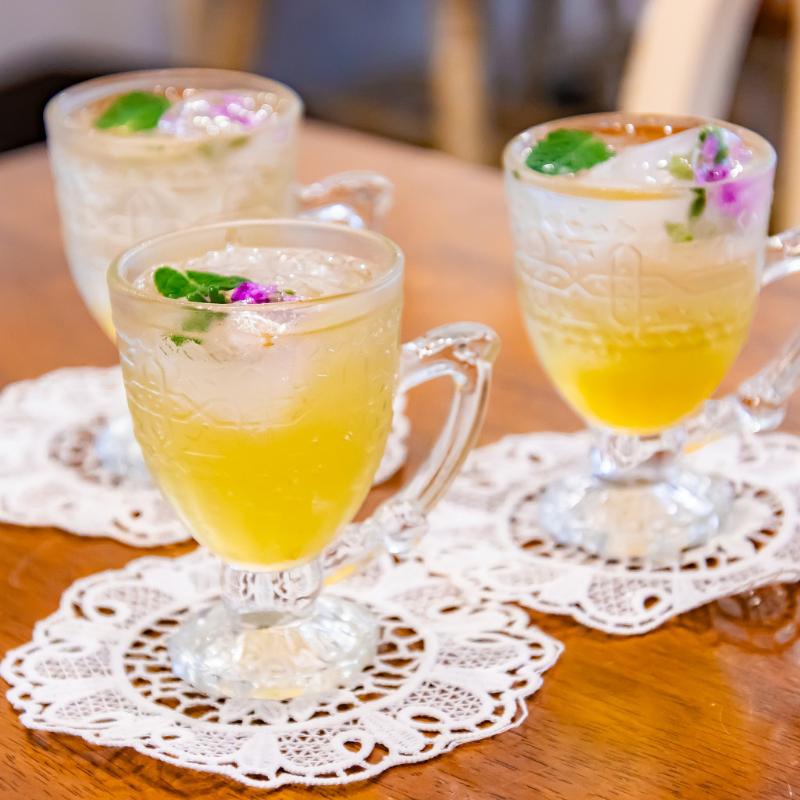 HERB STORY Cafeのイングリッシュガーデンアフタヌーンティー スプリングの飲み物追加1画像