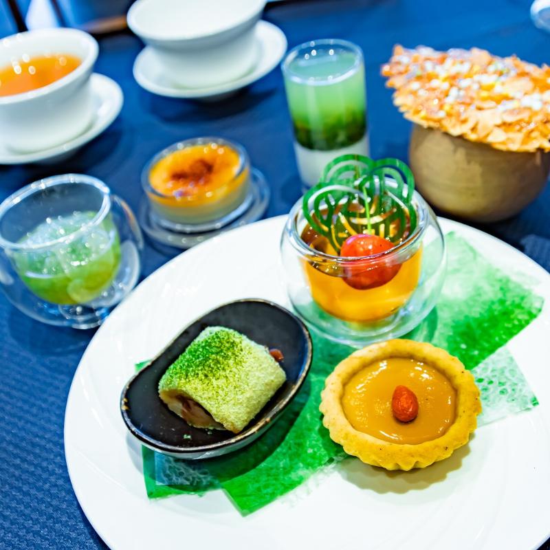 チャイナシャドー／ストリングスホテル東京インターコンチネンタルの爽やかな初夏の味わい チャイニーズアフタヌーンティー 茶の究みのスイーツ画像