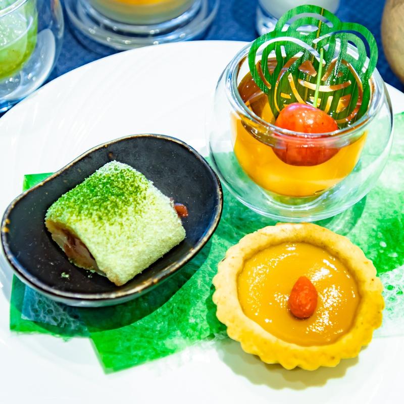 チャイナシャドー／ストリングスホテル東京インターコンチネンタルの爽やかな初夏の味わい チャイニーズアフタヌーンティー 茶の究みのスイーツ追加1画像