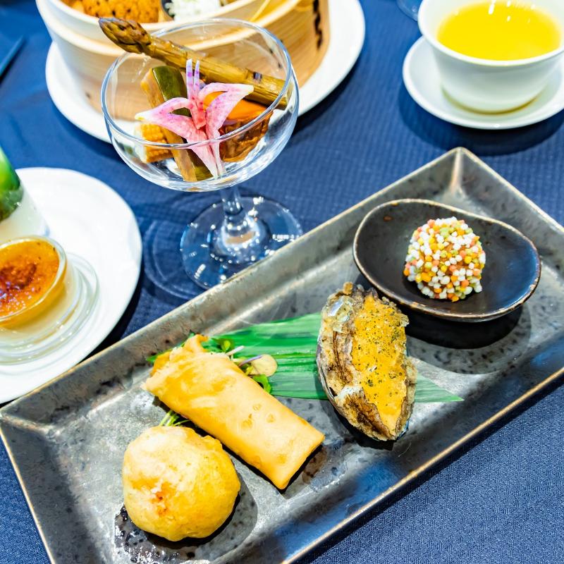 チャイナシャドー／ストリングスホテル東京インターコンチネンタルの爽やかな初夏の味わい チャイニーズアフタヌーンティー 茶の究みのセイボリー画像