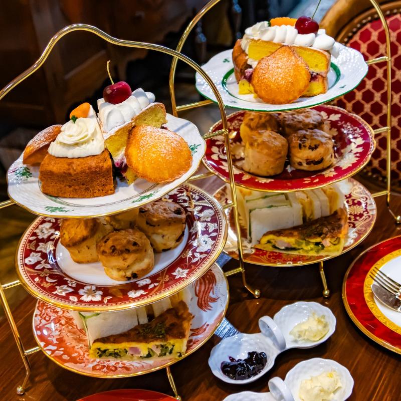 TEAVRILのカジュアルアフタヌーンティーのスタンド画像