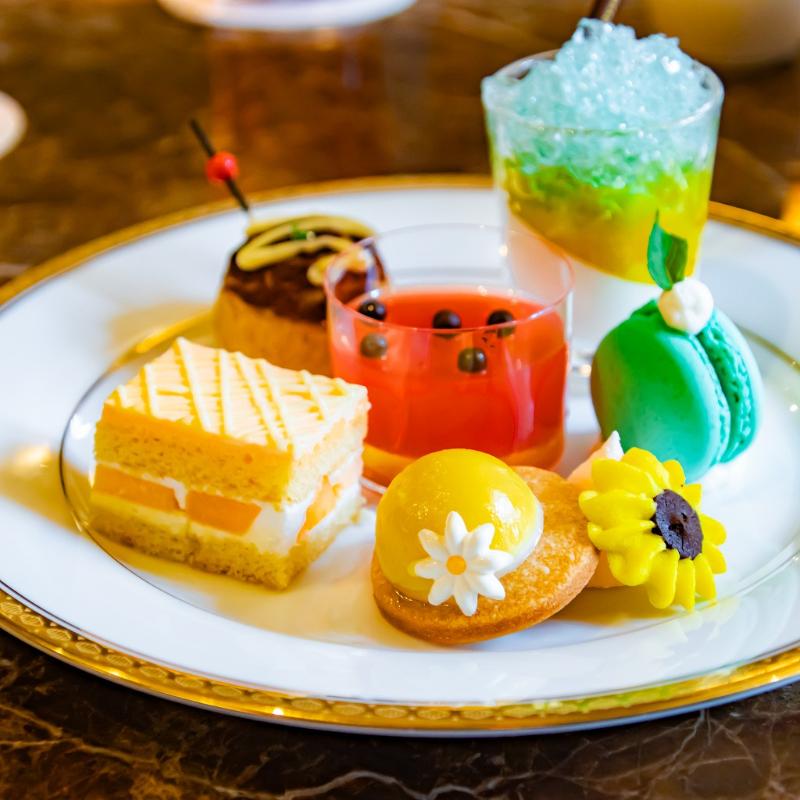 ロビーラウンジ　ラ・テラス／ホテルニューグランドのサマーアフタヌーンティーのスイーツ画像