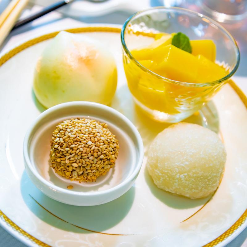 厲家菜 銀座のチャイニーズアフタヌーンティーのスイーツ画像