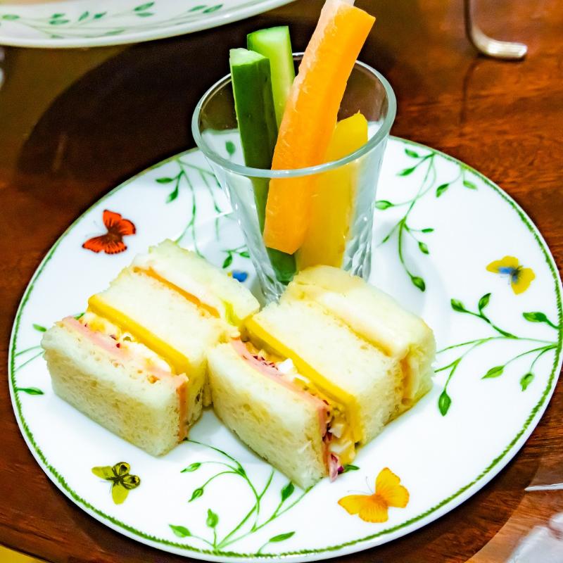 ロイヤルクリスタルカフェ 自由が丘店のアフタヌーンティーセットのセイボリー画像
