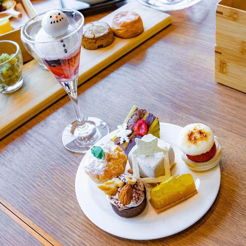 バーラウンジ シルバ／ヒルトン東京ベイのウィンターアフタヌーンティーのスイーツ画像