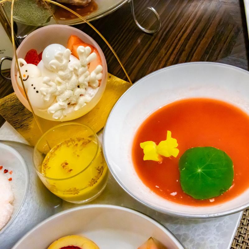 王朝／ヒルトン東京ベイのストロベリーチャイニーズアフタヌーンティーのスイーツ追加2画像
