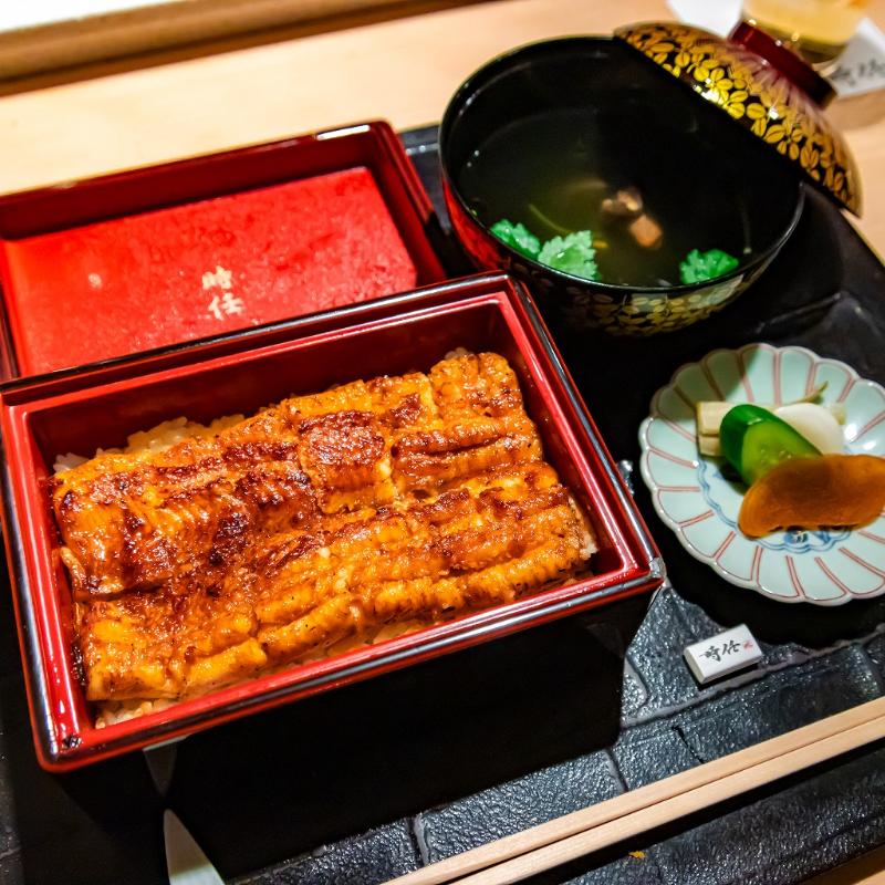 麻布十番のうなぎ時任でうなぎランチコースの画像