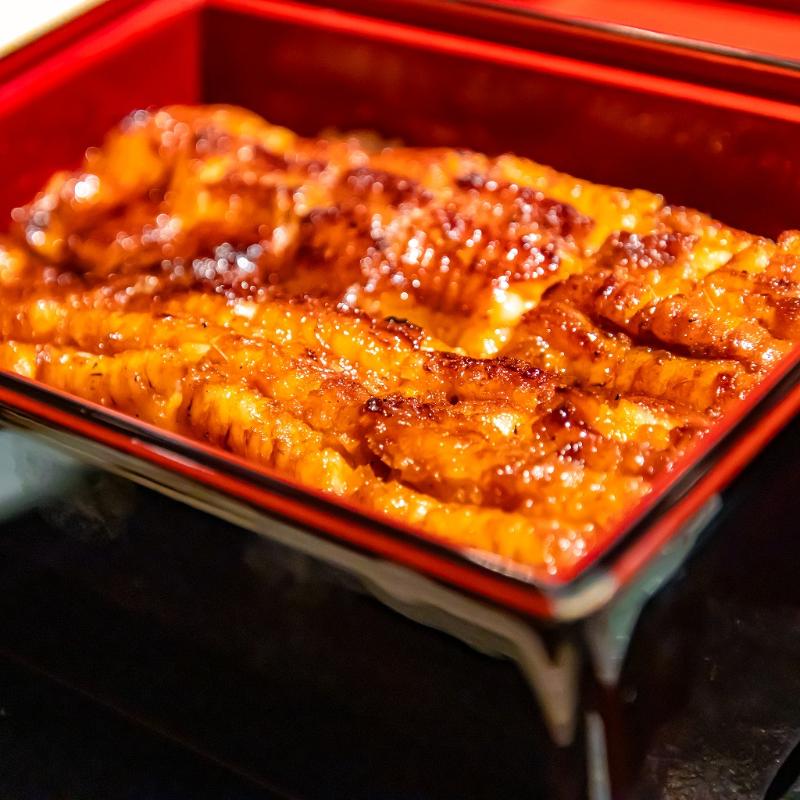 麻布十番のうなぎ時任でうなぎランチコースの画像