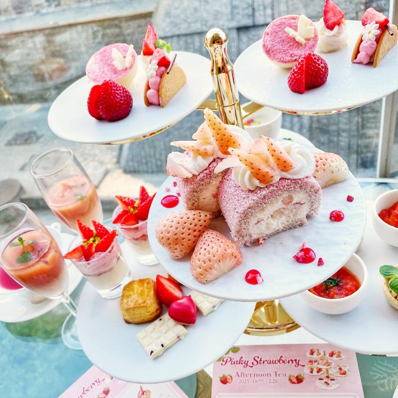 ロビーラウンジ／ザ・プリンス パークタワー東京のPinky Strawberry Afternoon Teaのアフタヌーンティー画像2