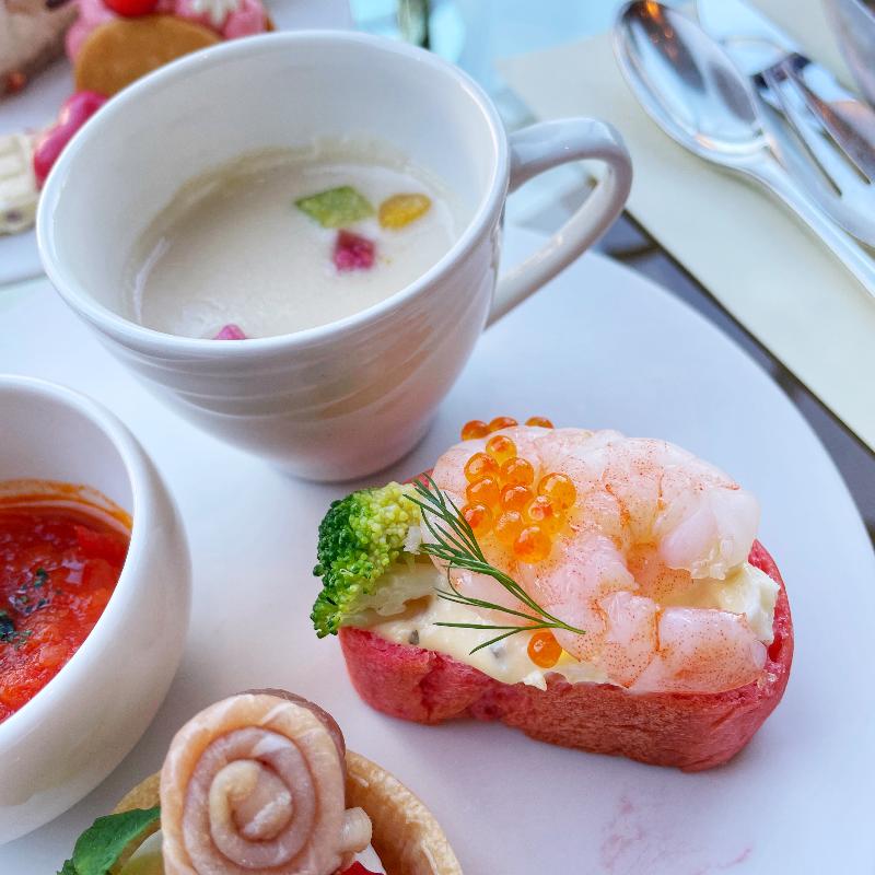 ロビーラウンジ／ザ・プリンス パークタワー東京のPinky Strawberry Afternoon Teaのセイボリー追加1画像