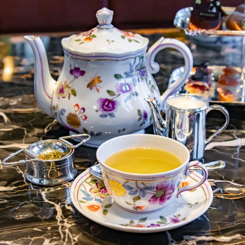 ラウンジ／ブルガリホテル東京のクラシックアフタヌーンティーの飲み物画像