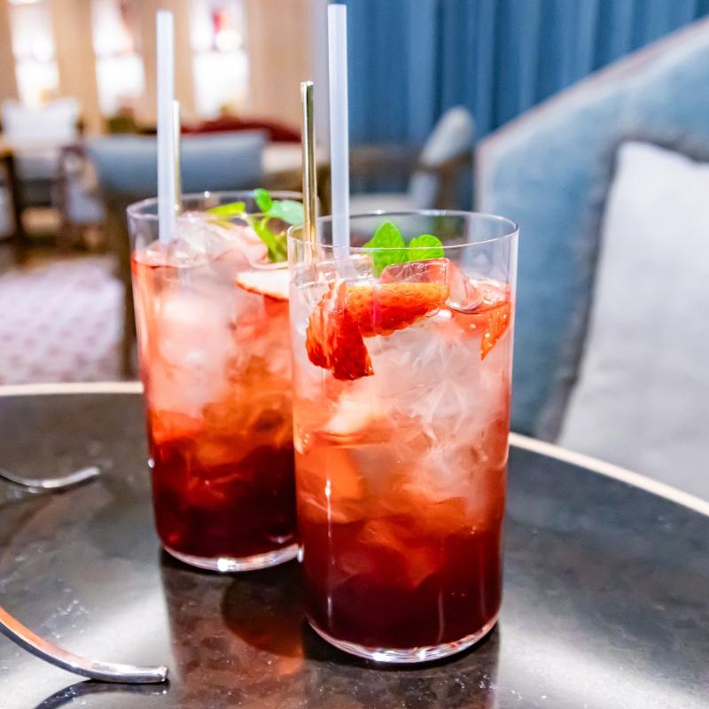 アニヴェルセルカフェ 表参道のStrawberry アフタヌーンティーの飲み物追加1画像