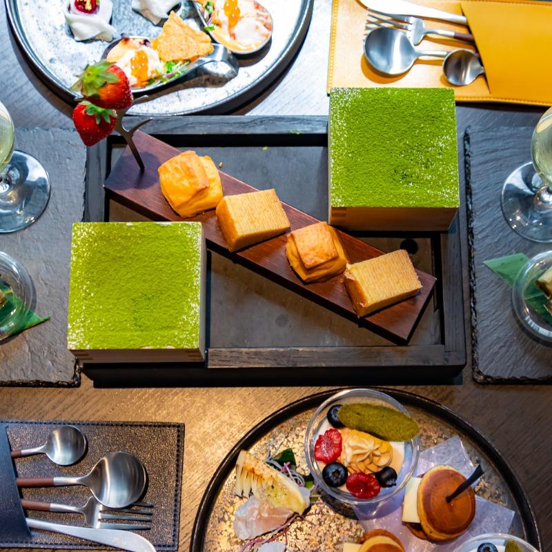 Restaurant＆Bar TIDE TABLE Shiomi／東京ベイ潮見プリンスホテルの日本茶アフタヌーンティー～Harmony of Green～のアフタヌーンティー画像2