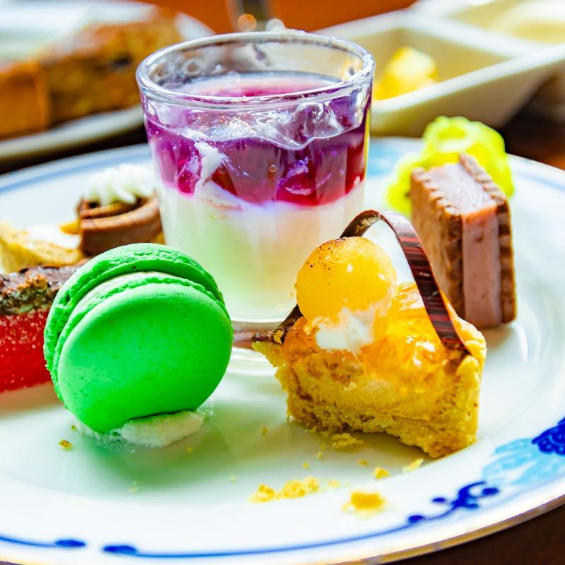 バー シーガーディアンIII そごう横浜店の花と緑のアフタヌーンティーのスイーツ追加2画像