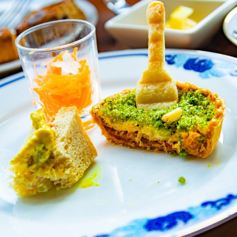 バー シーガーディアンIII そごう横浜店の花と緑のアフタヌーンティーのセイボリー追加1画像