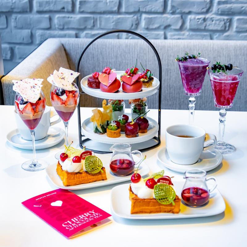 マーサーブランチ ギンザテラスのCherry&Chocolate Afternoonteaの画像1