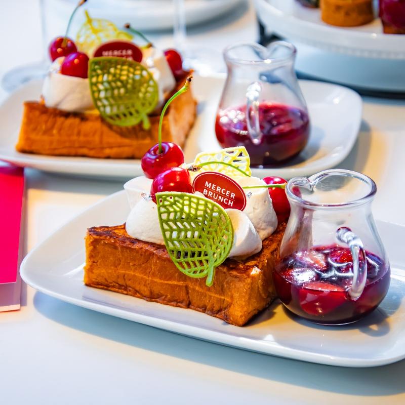 マーサーブランチ ギンザテラスのCherry&Chocolate Afternoonteaのスタンド3段目画像