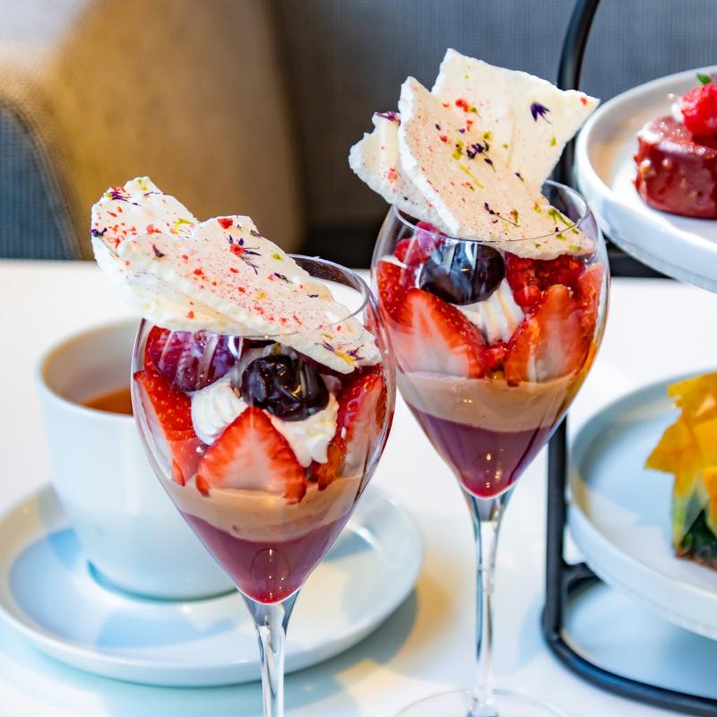 マーサーブランチ ギンザテラスのCherry&Chocolate Afternoonteaのスタンドその他プレート1画像