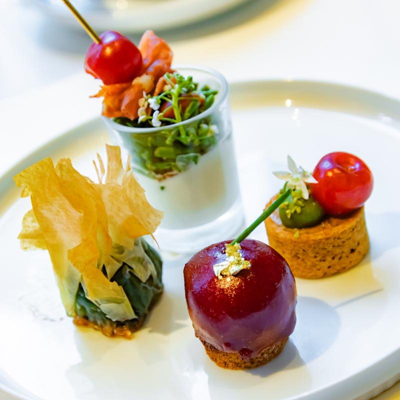 マーサーブランチ ギンザテラスのCherry&Chocolate Afternoonteaのセイボリー画像