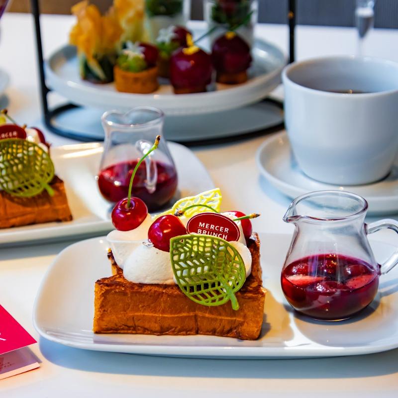 マーサーブランチ ギンザテラスのCherry&Chocolate Afternoonteaのスコーン画像