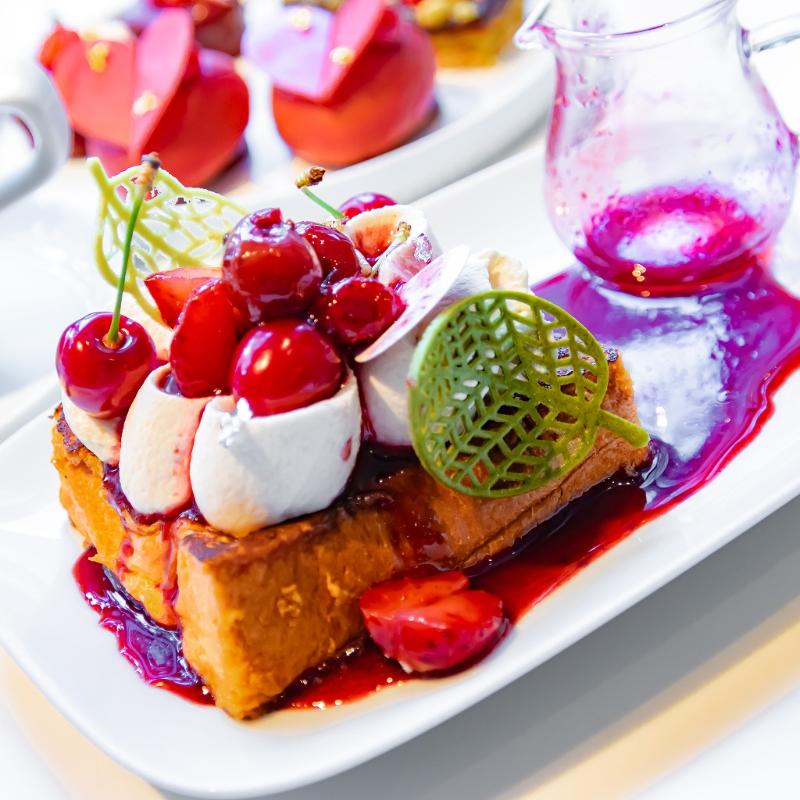 マーサーブランチ ギンザテラスのCherry&Chocolate Afternoonteaのスコーン追加1画像