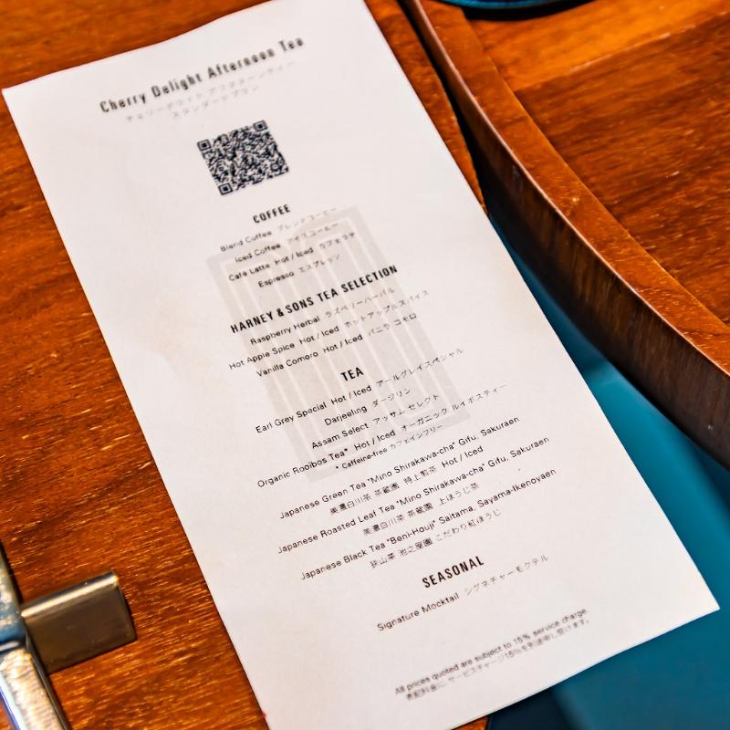 ディストリクト ブラッスリー・バー・ラウンジ／キンプトン新宿東京のチェリーデライト アフタヌーンティーの飲み物追加1画像