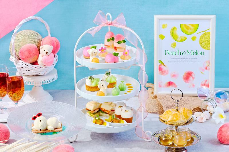 テディベアのバカンスアフタヌーンティー～ピーチ＆メロンパラダイス〜の画像1