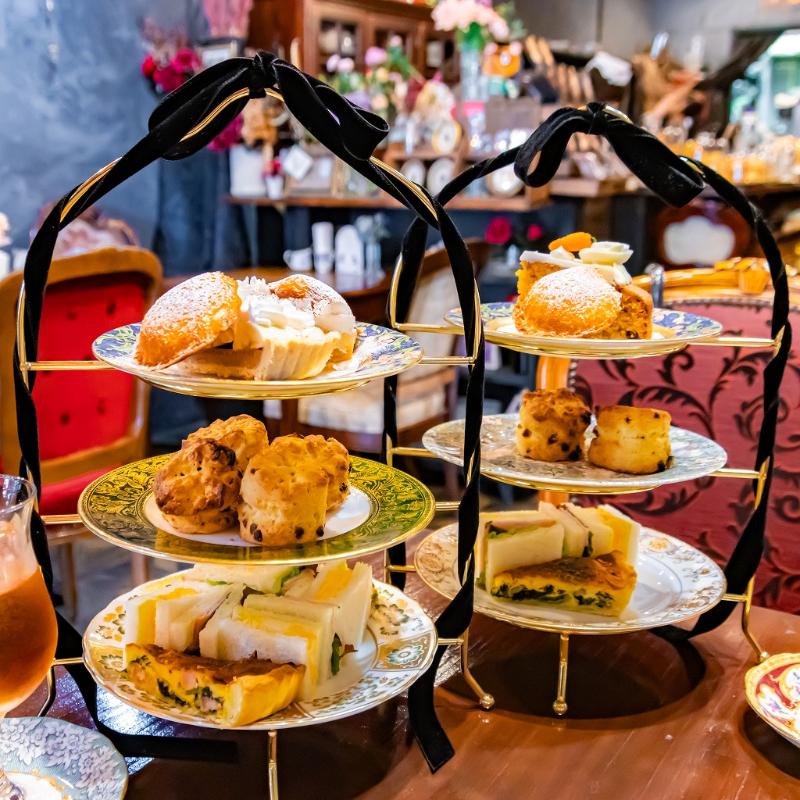 TEAVRILのカジュアルアフタヌーンティーのスタンド画像