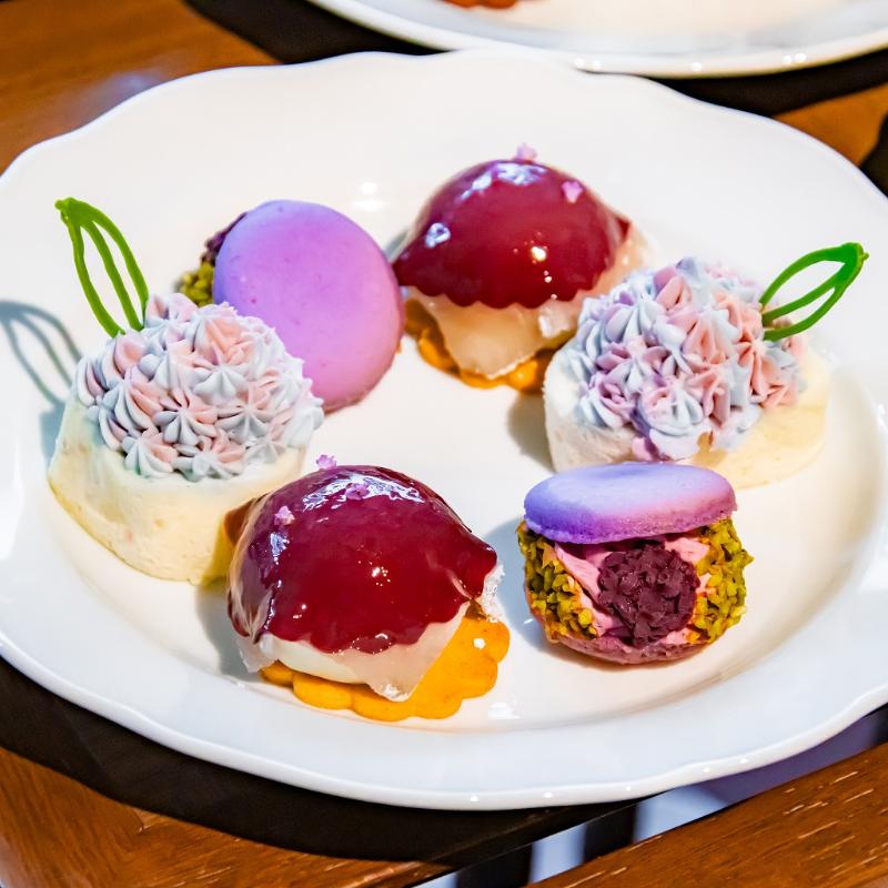 ティーサロン ピカケ／東京プリンスホテルのあじさいアフタヌーンティーのスタンド2段目画像