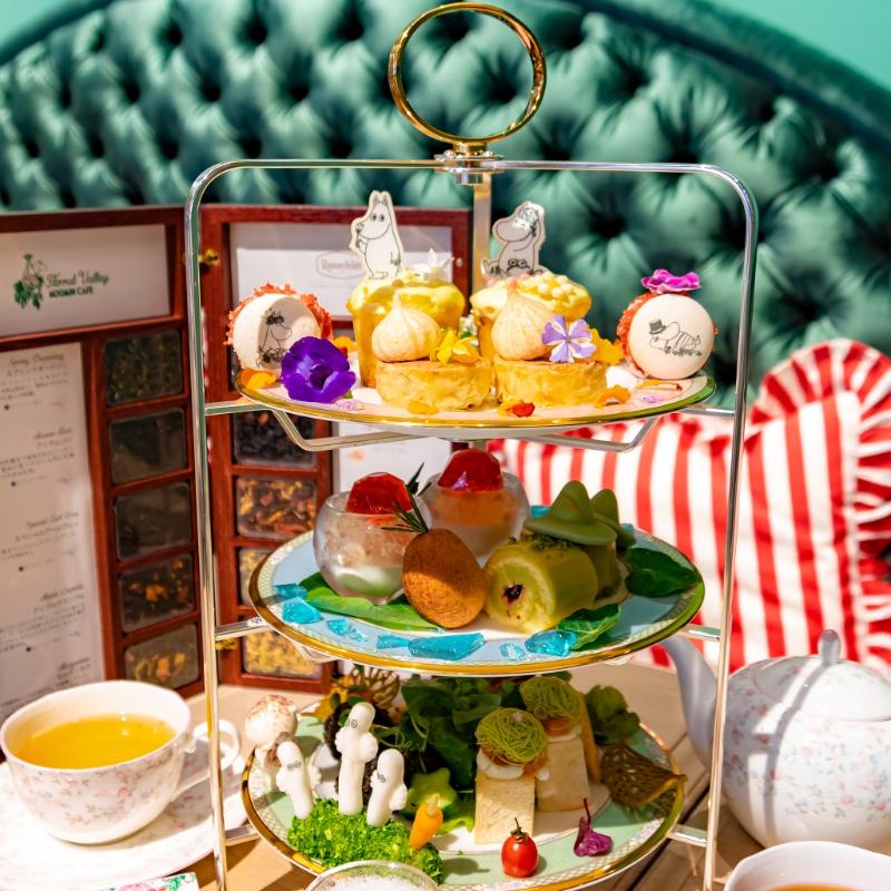 ムーミンカフェ フローラルバレーのフローラルバレー アフタヌーンティーのスタンド画像