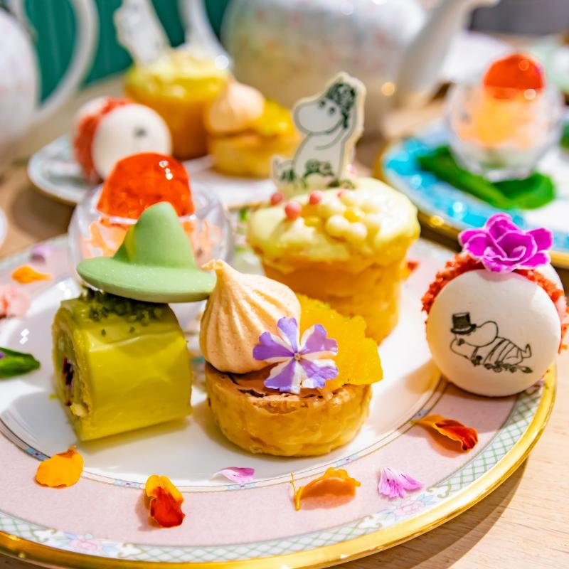 ムーミンカフェ フローラルバレーのフローラルバレー アフタヌーンティーのスイーツ画像