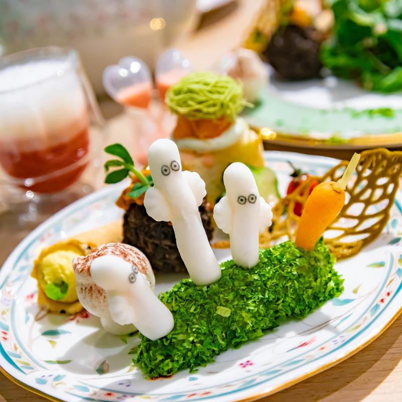 ムーミンカフェ フローラルバレーのフローラルバレー アフタヌーンティーのセイボリー画像