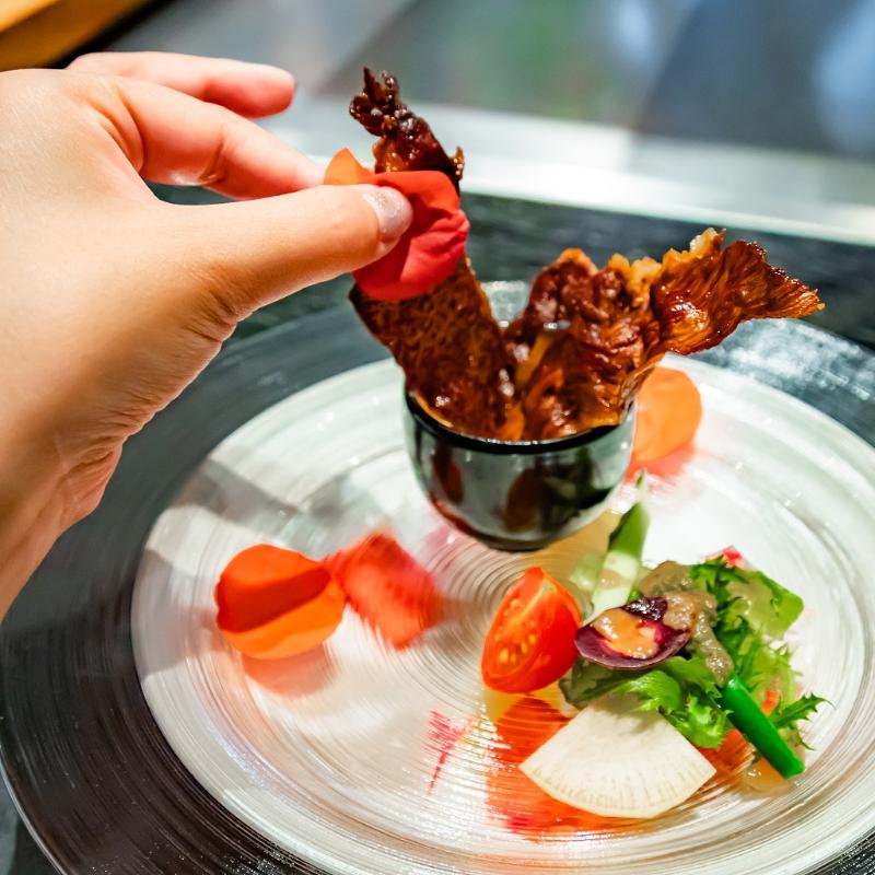 ひのきざか／ザ・リッツ・カールトン東京の鉄板焼きアフタヌーンティー 茶園～初夏～のスイーツ追加2画像