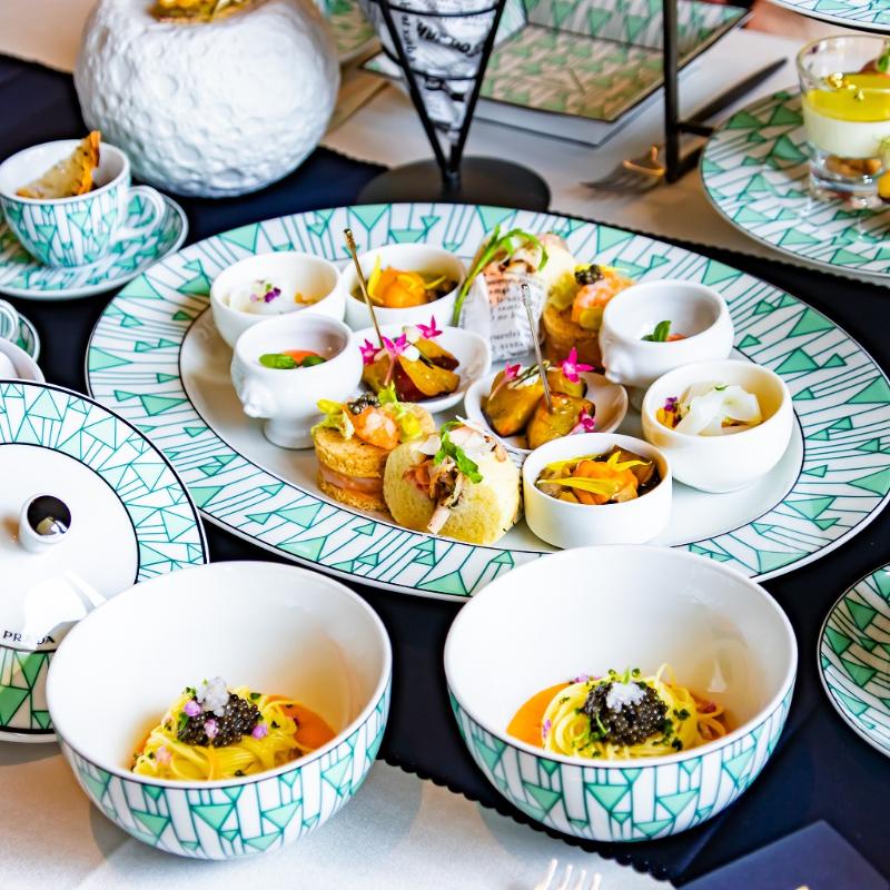 リストランテ オッツィオ／東京ベイコート倶楽部 ホテル＆スパリゾートのPRADA Afternoon Tea at OZIOのスタンドその他プレート1画像