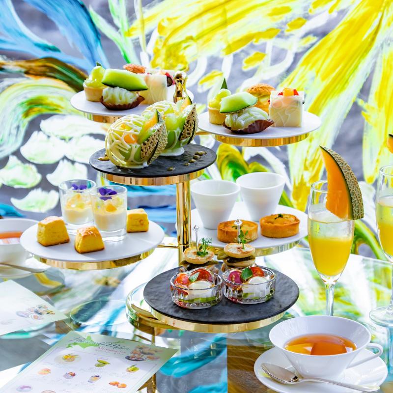 ロビーラウンジ／ザ・プリンス パークタワー東京の北海道メロンアフタヌーンティーのスタンド画像