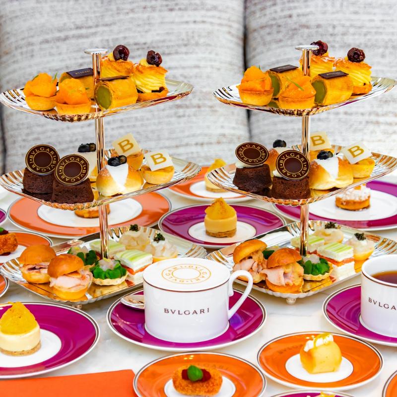 ブルガリ 東京 銀座 バー＆ドルチ／ブルガリ 銀座タワーのJULY SWEET AFTERNOON TEAのスタンド画像