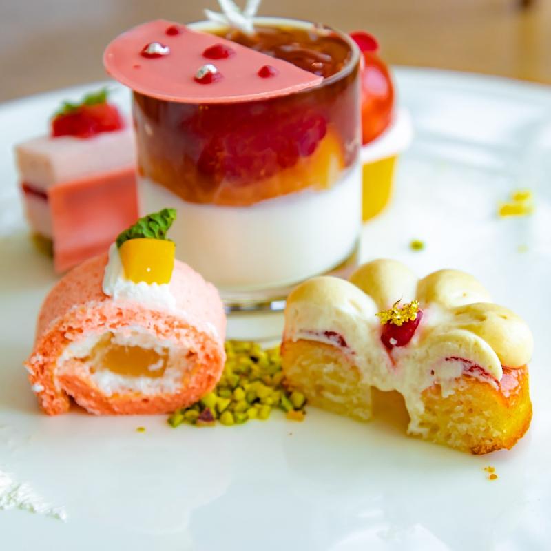 ロビー バー／東京エディション虎ノ門のPeach EDITION Afternoon Teaのスイーツ追加2画像