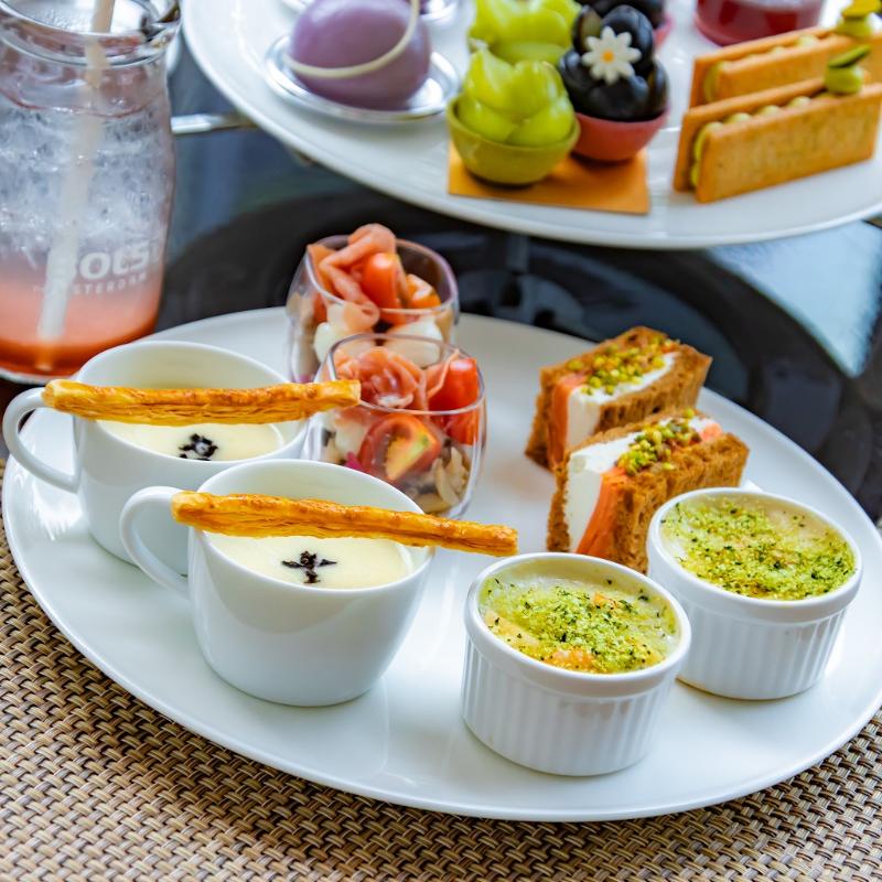 Lounge＆Dining G／東京マリオットホテルのAfternoon Tea -Autumn Grape Elegance-のスタンド3段目画像