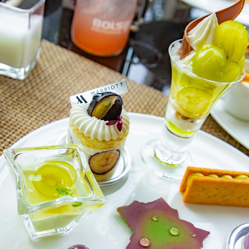 Lounge＆Dining G／東京マリオットホテルのAfternoon Tea -Autumn Grape Elegance-のスイーツ追加1画像