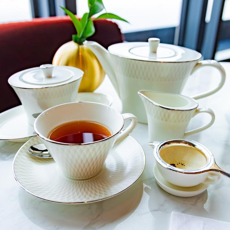 ビュメール／フェアモント東京のフレンチアフタヌーンティー "オータム"の飲み物画像