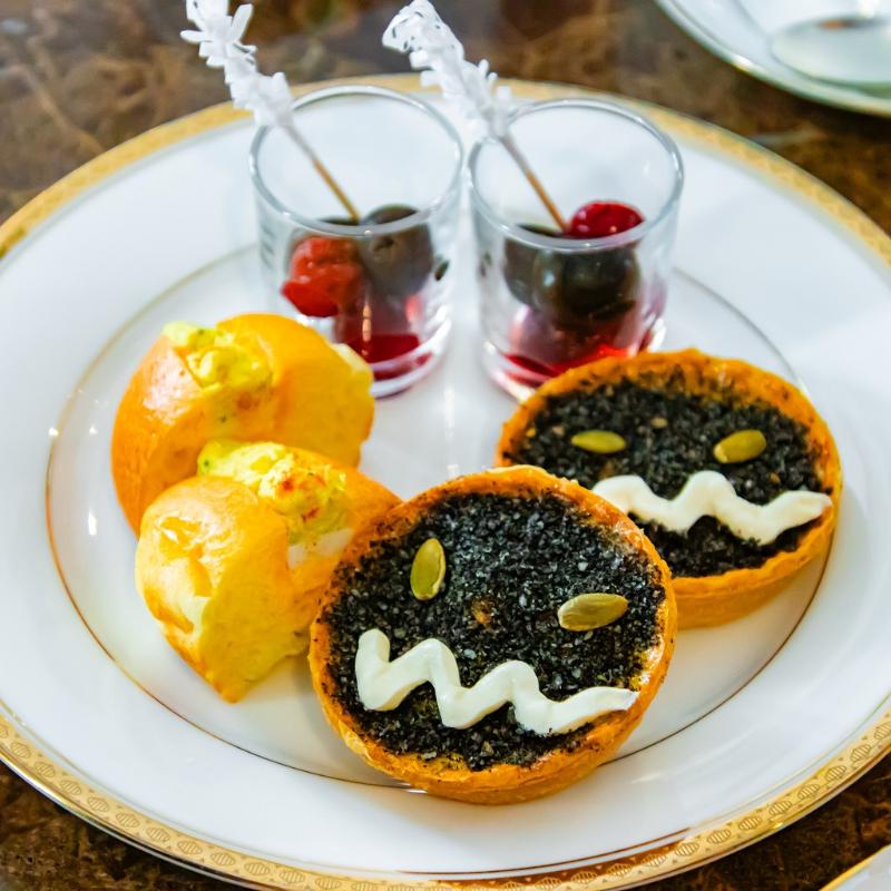 ロビーラウンジ　ラ・テラス／ホテルニューグランドのハロウィンアフタヌーンティーのスタンド3段目画像
