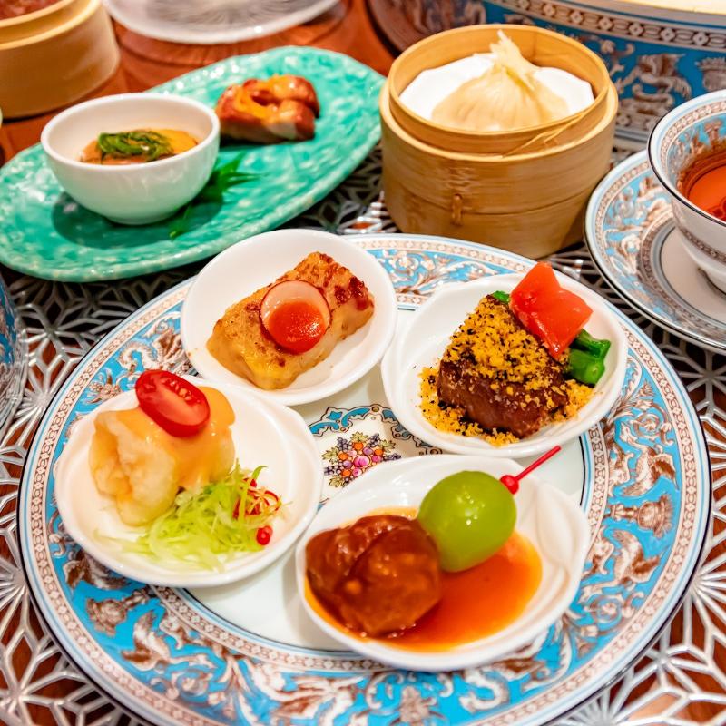 中国料理 花梨／ANAインターコンチネンタルホテル東京のチャイニーズ・アフタヌーンティー with ウェッジウッド ～ターコイズに包まれる飲茶時間～のセイボリー追加1画像