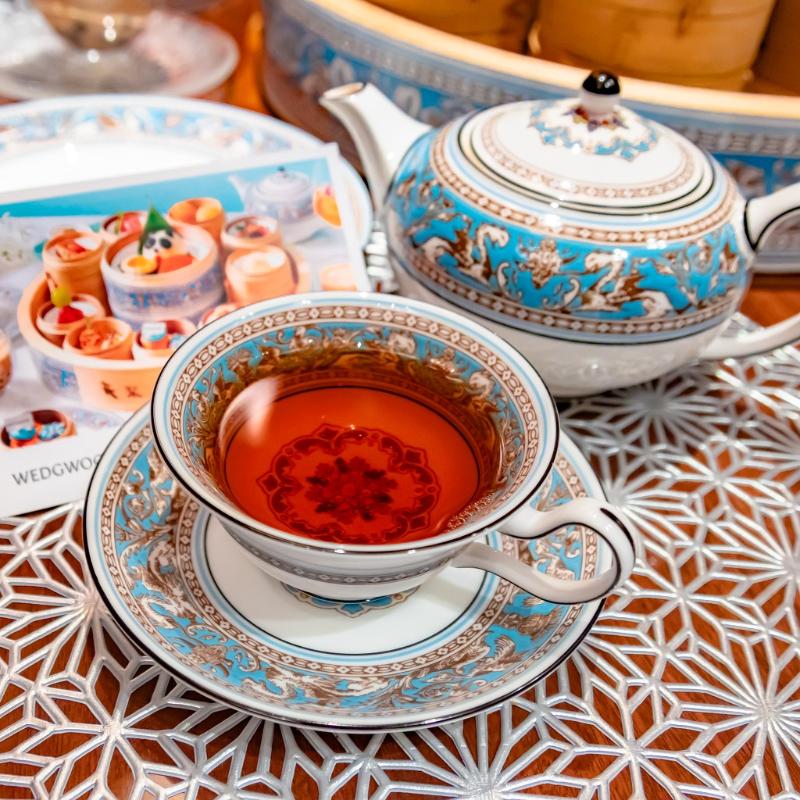 中国料理 花梨／ANAインターコンチネンタルホテル東京のチャイニーズ・アフタヌーンティー with ウェッジウッド ～ターコイズに包まれる飲茶時間～の飲み物画像