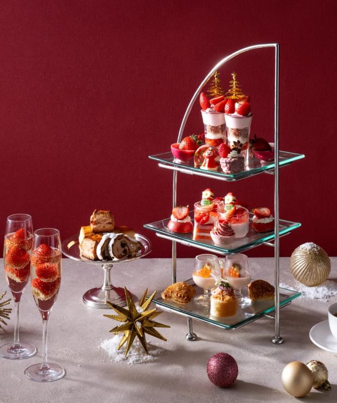 いちごとルビーショコラのアフタヌーンティー ～クリスマスバージョン～の画像1