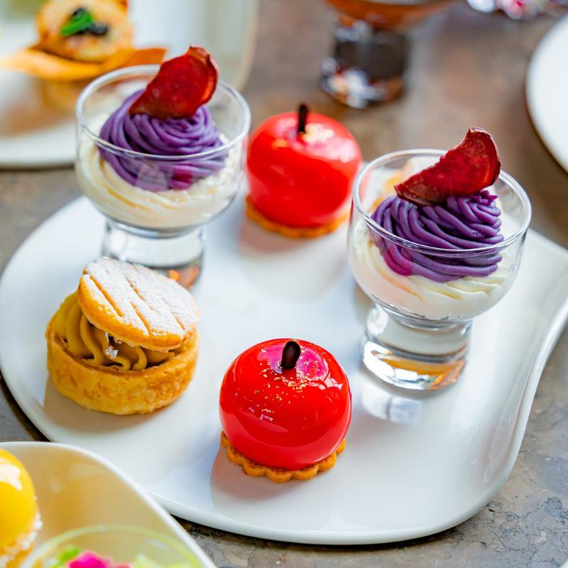 ジャヌ ラウンジ & ガーデンテラス／ジャヌ東京のオータムアフタヌーンティーのスタンド1段目画像