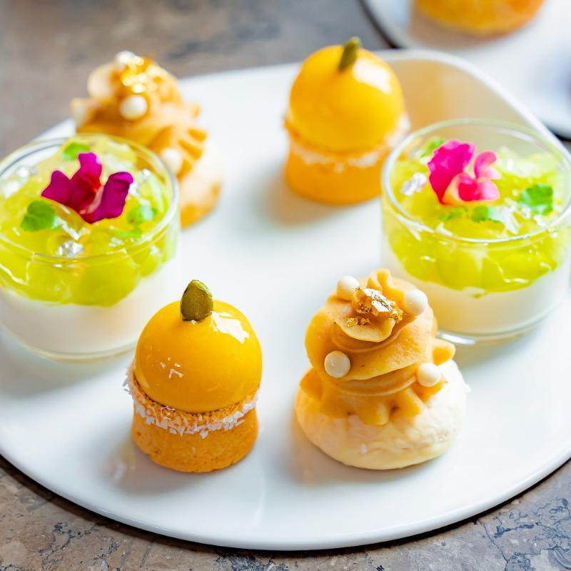 ジャヌ ラウンジ & ガーデンテラス／ジャヌ東京のオータムアフタヌーンティーのスタンド2段目画像