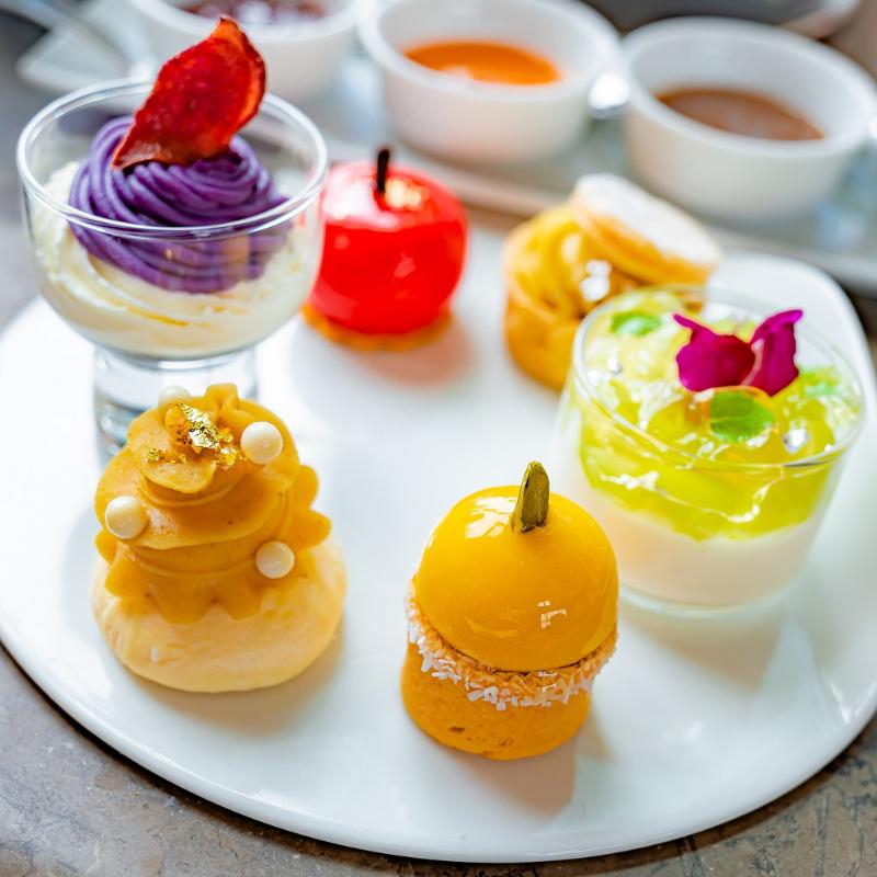 ジャヌ ラウンジ & ガーデンテラス／ジャヌ東京のオータムアフタヌーンティーのスイーツ画像