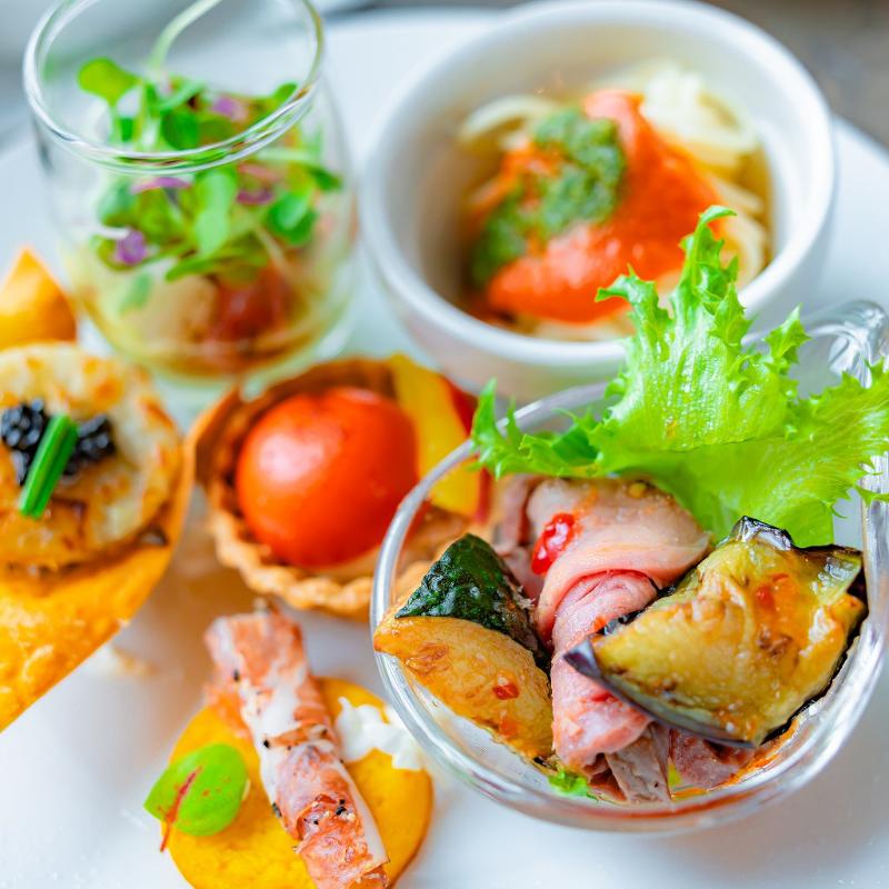 ジャヌ ラウンジ & ガーデンテラス／ジャヌ東京のオータムアフタヌーンティーのセイボリー追加2画像