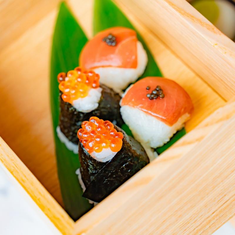 ビュメール／フェアモント東京のジャパニーズアフタヌーンティー "オータム"のスタンド1段目画像