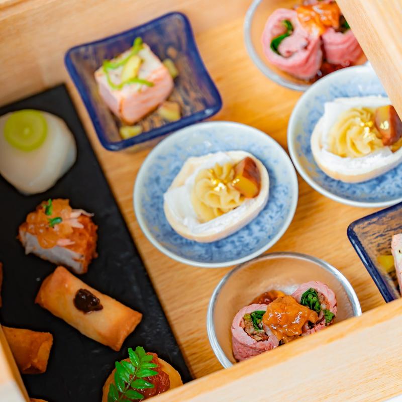 ビュメール／フェアモント東京のジャパニーズアフタヌーンティー "オータム"のスタンド3段目画像